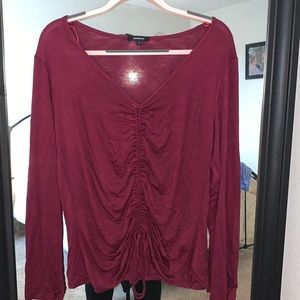 Fashion Nova Cinch Dressy Top